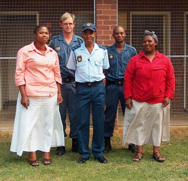 Fisani Ngcobo with police